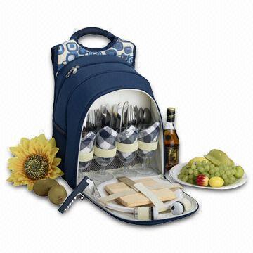 Insulated Picnic Backpack for 4-person