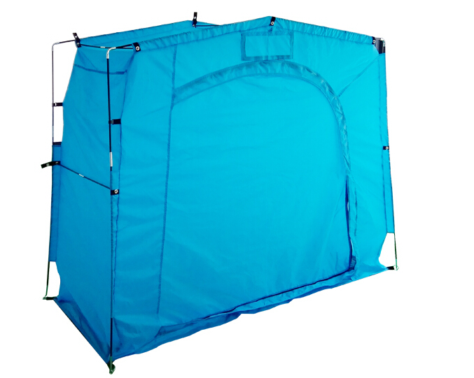 Square Shape Blue Bike/Bicycle/Motorcycle Tent for Backyard