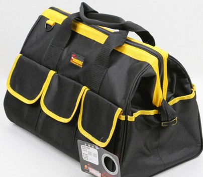 Heavy Duty 16 Inch Black Polyester Tool Bag