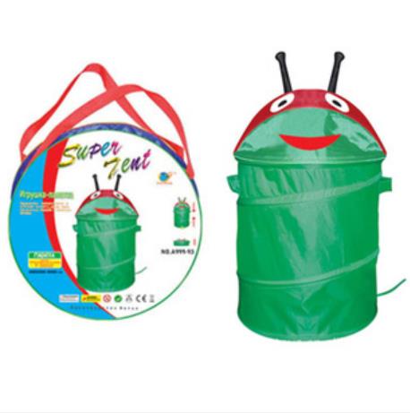 Foldable Green Cartoon Frog Pop up Trash Bin