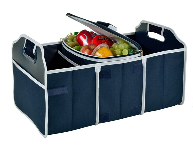 Folding Portable Collapsible Car Trunk Organizer Picnic Cooler 