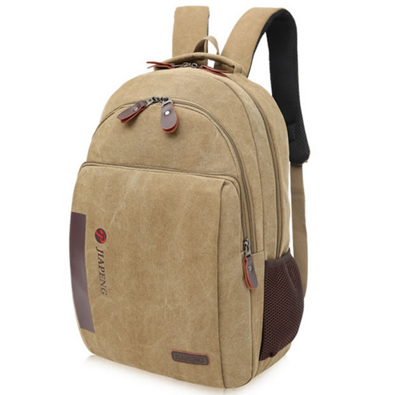 Canvas Korean School Bag Backpack With Laptop Compartment