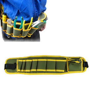 Hot Sale Durable 300D/PVC Coating Polyester Tool/tooling Belt Waist Bag 