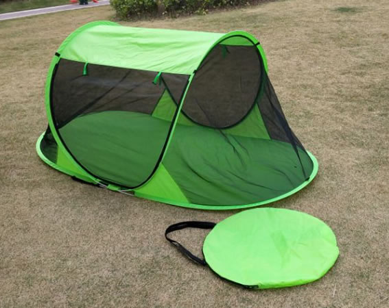 In/Outdoor 1-Person Free-Standing Green Pop Up Mosquito Net Tent